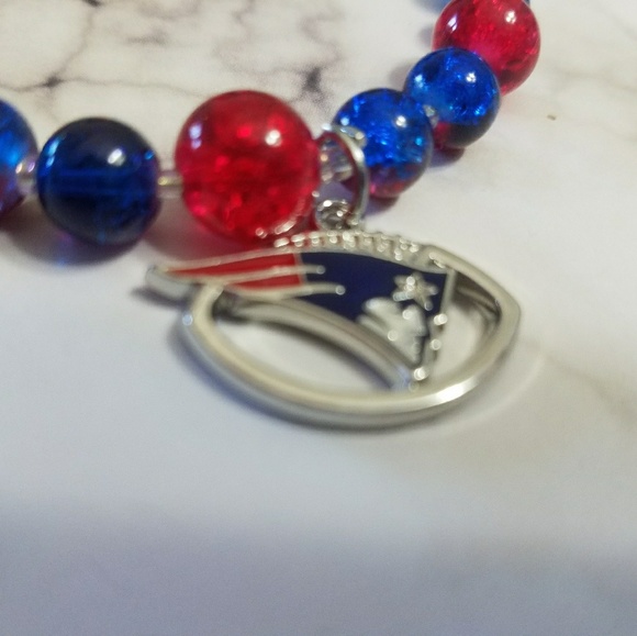 New England Patriots colors bracelet!  (3 for $15) - Picture 3 of 4
